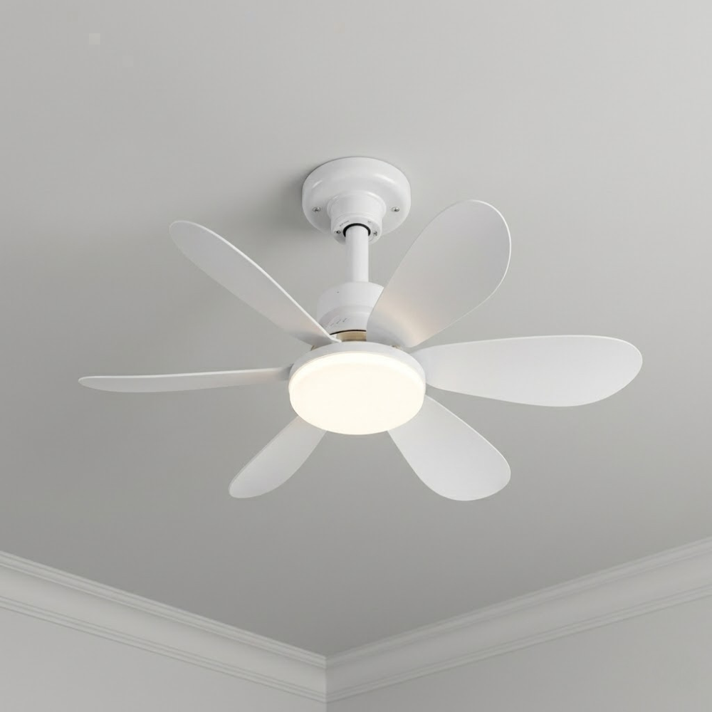 Kinetic — The Ceiling Fan That Screws Into Any Light Socket